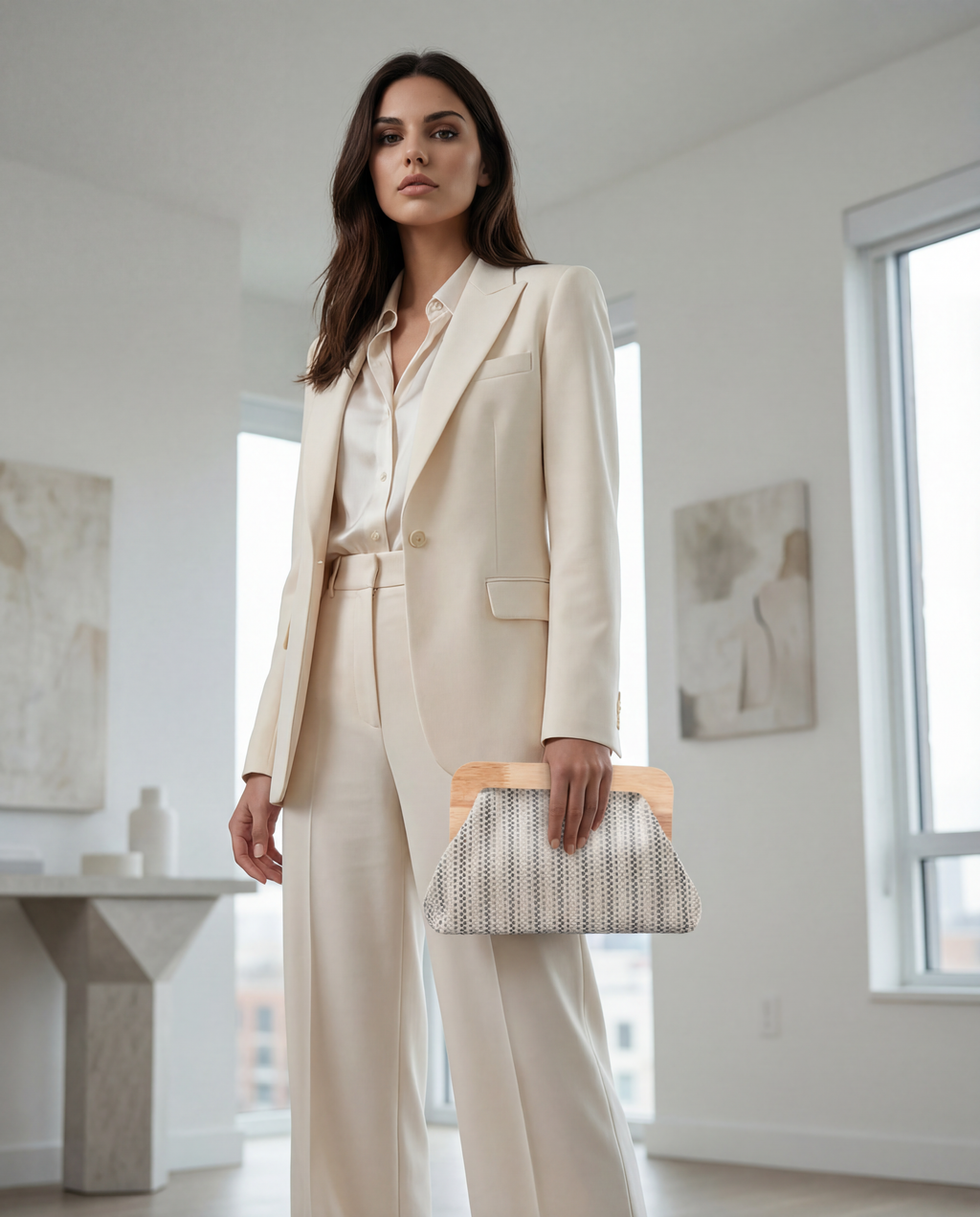 LEA – çantë dore elegante me dizajn minimalist për kombinime ditore dhe afariste